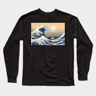 The Great Wave off Kanagawa,Poster Long Sleeve T-Shirt